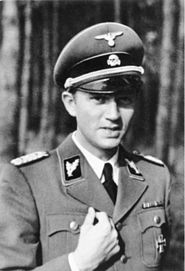 General Walter Schellenberg Chief of SS intelligence, the Sicherheitsdienst.