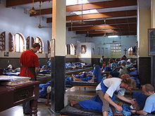 2005 Image of Mother Teresa's Home for the Dying, Nirmal Hriday, in Kolkata.