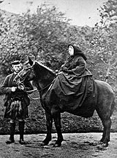 Victoria and John Brown at Balmoral, 1863 Photograph by G. W. Wilson