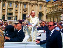 Pope Benedict XVI in St. Peter's Square, Rome