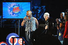 Queen Latifah performing at the “Kids Inaugural: We Are the Future” concert in 2009