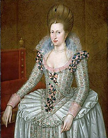 Anne of Denmark, by John de Critz, c. 1605