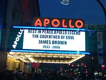Public memorial at the Apollo Theater in Harlem