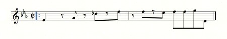 Guitar part for "Bring it Up" by James Brown (1967)