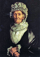 Portrait of Mrs. Elizabeth Cook by William Henderson, dated 1830.