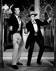 Garner as Bret Maverick and Jack Kelly as Bart Maverick, 1959.