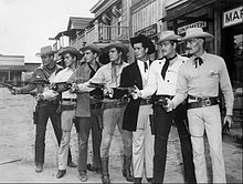 1959 Warner Bros. series leads Will Hutchins (Sugarfoot), Peter Brown (Lawman), Jack Kelly (Maverick), Ty Hardin (Bronco), Garner, Wayde Preston (Colt .45), and John Russell (Lawman).