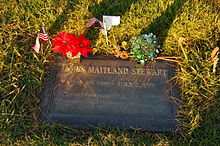 Jimmy Stewart's grave