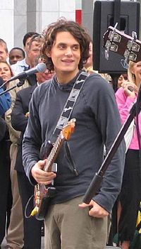 John Mayer performing on the The Early Show in 2006