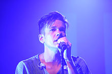 Ruess performing in Tucson, Arizona in March 2012.