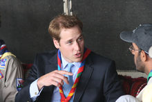 William during the opening ceremony of the 21st World Scout Jamboree