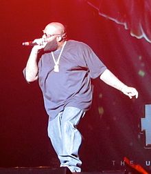 Rick Ross performing in 2011