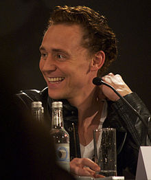 Hiddleston at a press conference for Thor in April 2011
