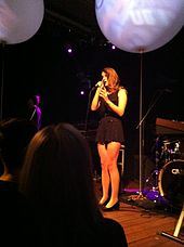 Del Rey performing at the Paradiso, Amsterdam in 2011.