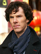 Cumberbatch filming Sherlock in Chinatown, London, 2011