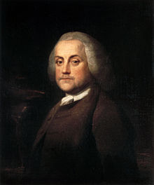 Benjamin Franklin by Benjamin Wilson, 1759.