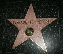 Peters' Star on Hollywood Walk of Fame