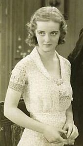 Davis in her film debut, The Bad Sister (1931)