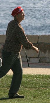 Bill Murray golfing