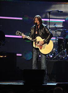 Billy Ray Cyrus singing at the Kids Inaugural Event on January 19, 2009.