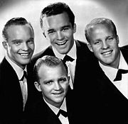 Crosby's sons from his first marriage in 1959. From left: Gary, Lindsay, Phillip and Dennis at center.