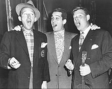 With Perry Como and Arthur Godfrey