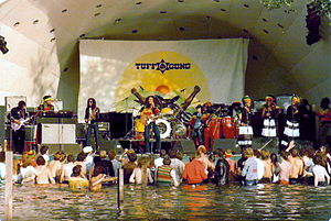 Bob Marley & The Wailers live at Crystal Palace Park during the Uprising Tour