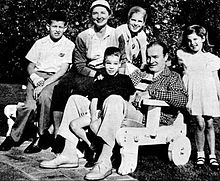 The Hope family. Back, from left: Tony, Dolores, and Linda. Front, from left: Kelly, Hope, and Nora