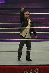Hart with WWE in 2010.
