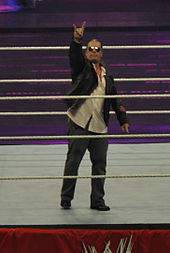 Hart with WWE in 2010.