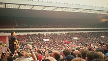 Springsteen playing at the Stadium of Light, Sunderland, UK, June 21, 2012