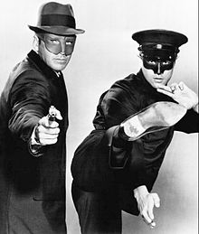 Publicity photo of Lee and Williams for The Green Hornet.