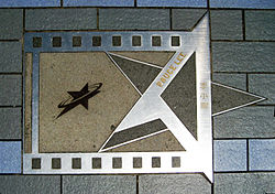 Bruce Lee's star at the Avenue of Stars, Hong Kong.