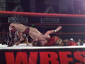 Danielson applying the Cattle Mutilation on Chris Hero.