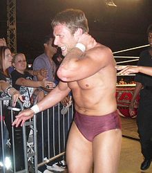 Bryan at a Raw house show in 2010.