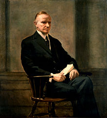 Official White House portrait of Calvin Coolidge
