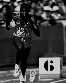 Carl Lewis at the 1984 Olympics