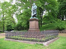 Statue of Gauss at his birthplace, Braunschweig