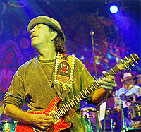 Santana performing in 2000