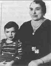 Young Capone and his mother, Teresa