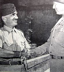 with General Patton, World War II