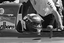 Prost at the 1991 United States Grand Prix