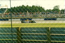 Prost driving for Williams in the 1993 British Grand Prix