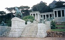Rhodes memorial at Devil's Peak (Cape Town).