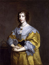 Henrietta Maria (c. 1633) by Sir Anthony van Dyck