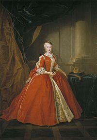 Charles' Consort Princess Maria Amalia of Saxony painted by Louis Silvestre