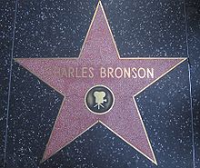 Bronson's star on the Hollywood Walk of Fame