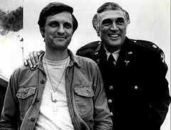 Alan and Robert Alda in 1975