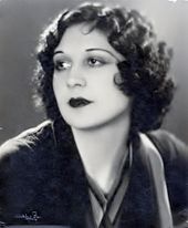 Lita Grey, Chaplin's second wife, in 1925. Their unhappy marriage and bitter divorce was a great strain for the star.