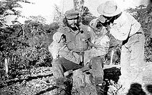 Guevara in rural Bolivia, shortly before his death (1967).